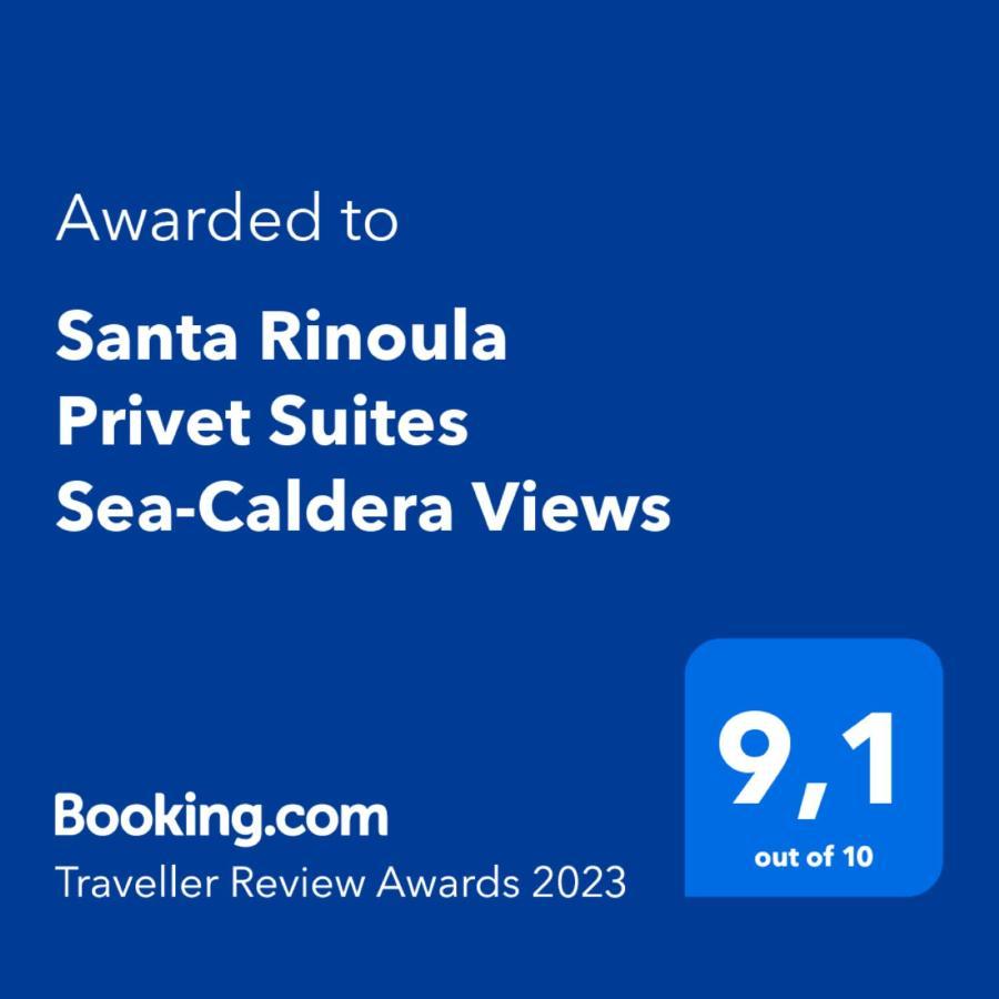 Santa Rinoula Suites Sea Sunset Views Adults Only Megalochori  Exterior photo